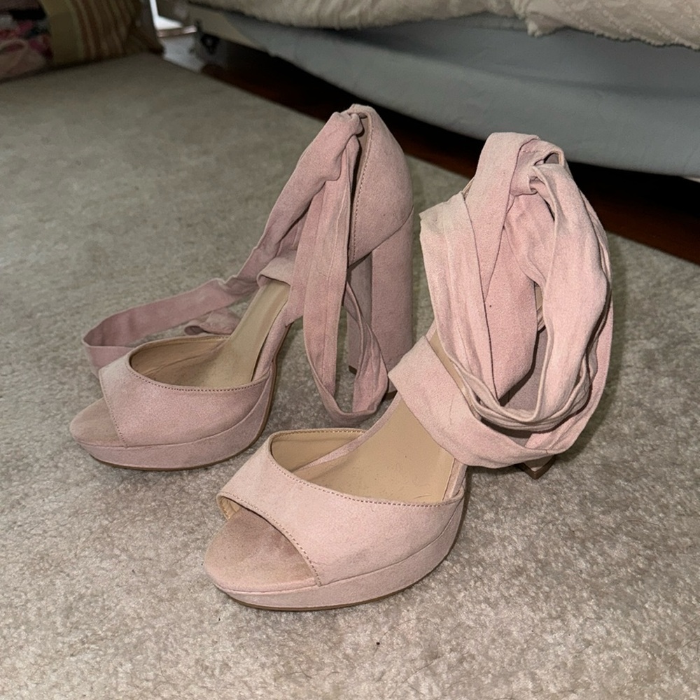 Lace up heels